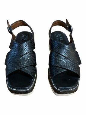 Naturalizer Womens Halifax Slingback Sandals Platform Heels Shoes Black